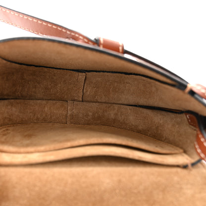 Loewe Grained Calfskin Mini Gate Crossbody Bag Caramel Pecan 5 of 10