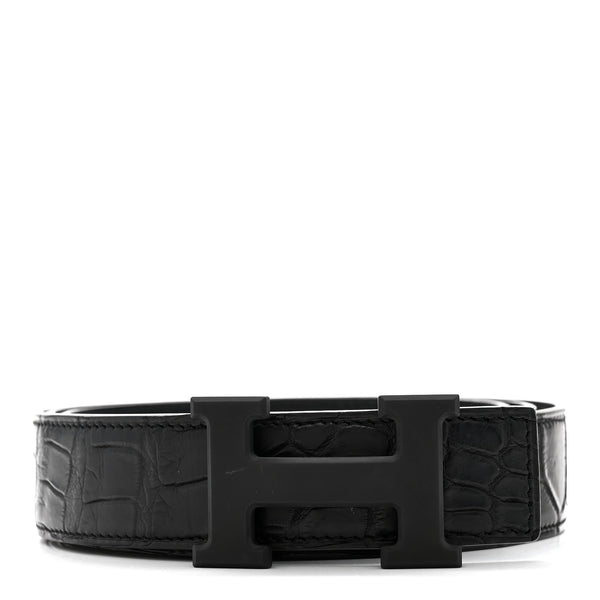 Hermes Matte Porosus Crocodile Monochrome 24mm Mini  display picture 3