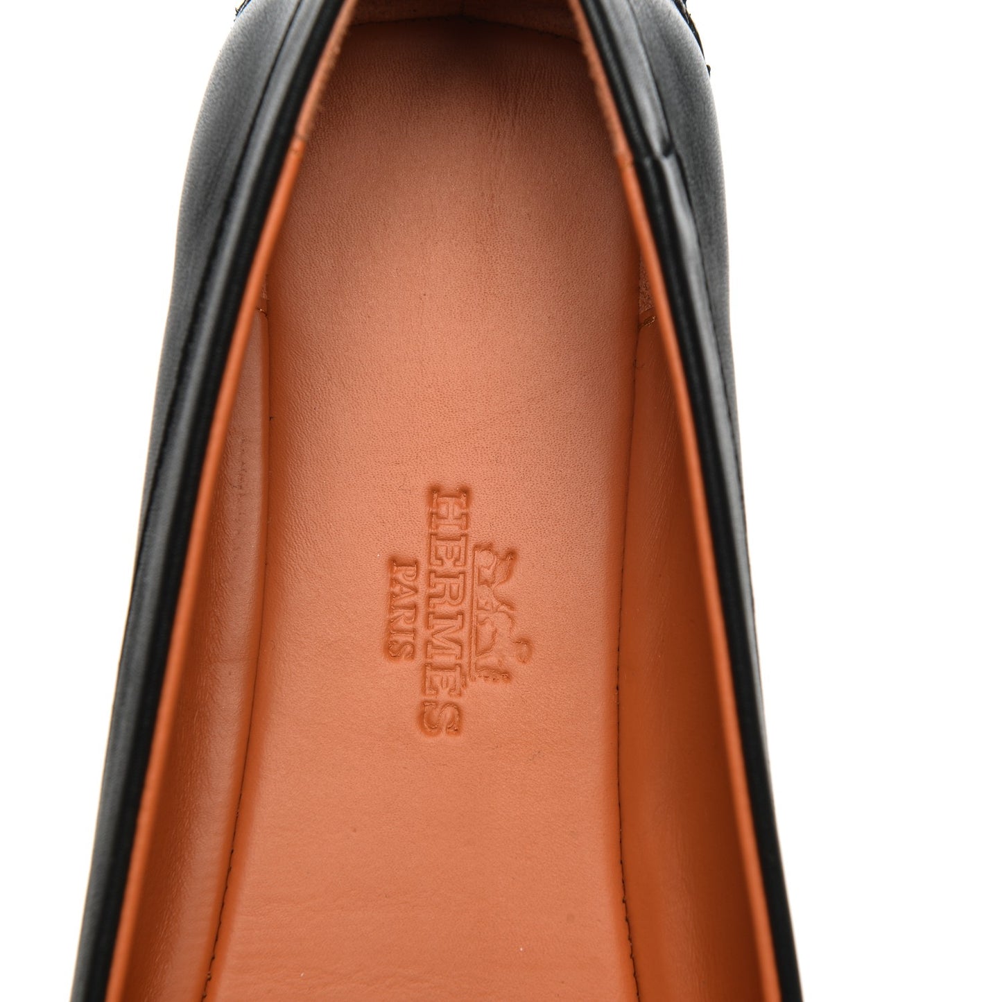 Calfskin Liberty Ballerina Flats 39 Black