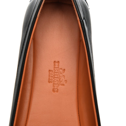 Hermes Calfskin Liberty Ballerina Flats 39 Black 6 of 10