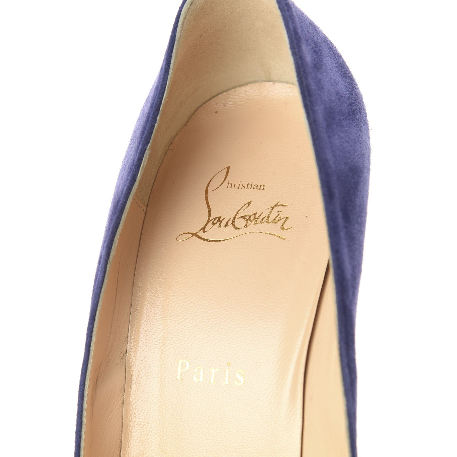 Christian Louboutin Veau Velours Pigalle Follies 100 Pumps 40 China Blue 8 of 10