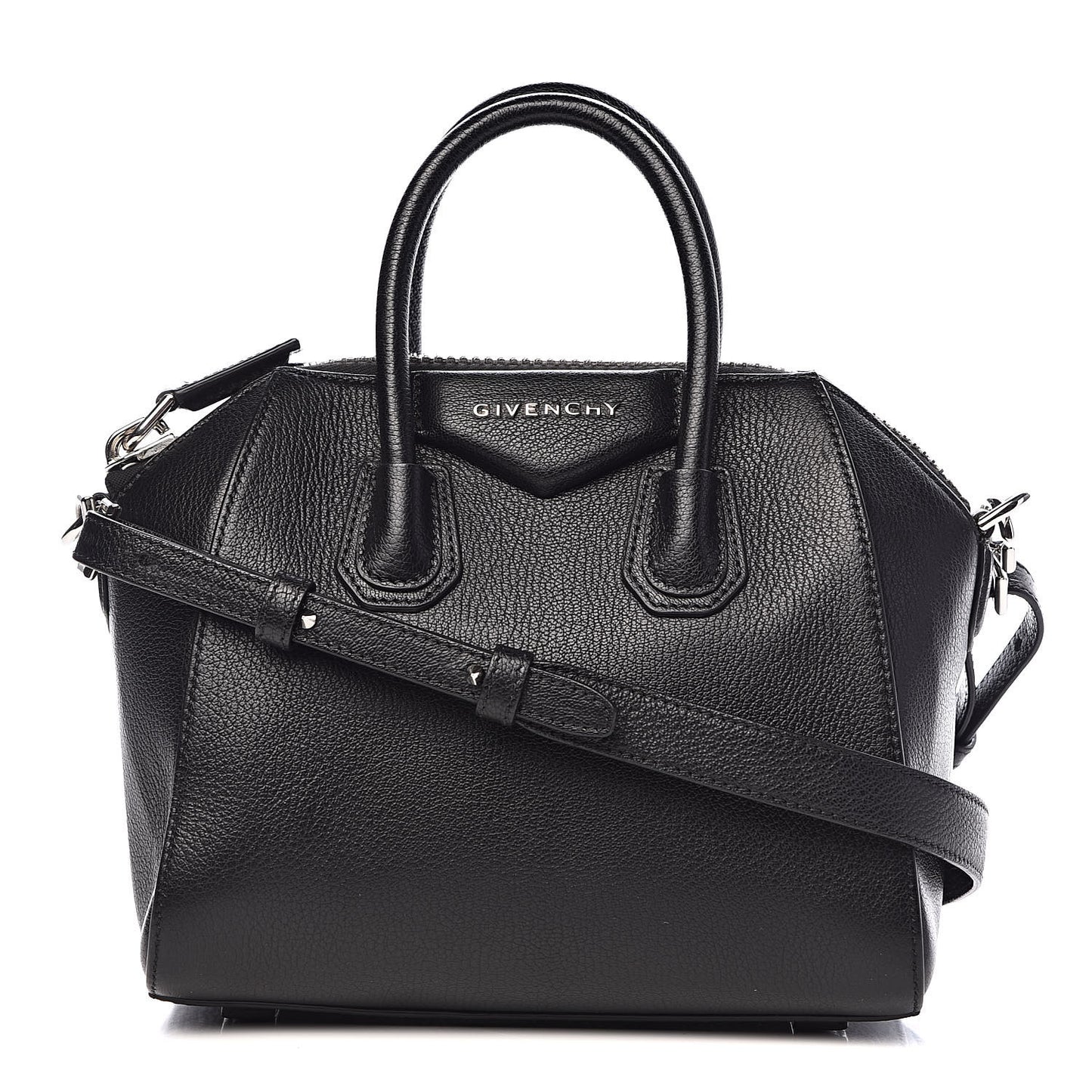 Sugar Goatskin Mini Antigona Black