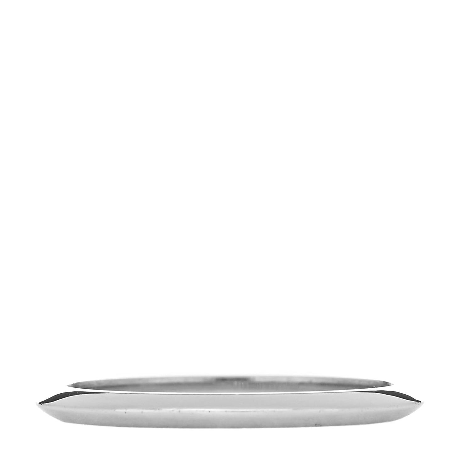 Platinum 2mm Knife Edge Wedding Band Ring 54 7