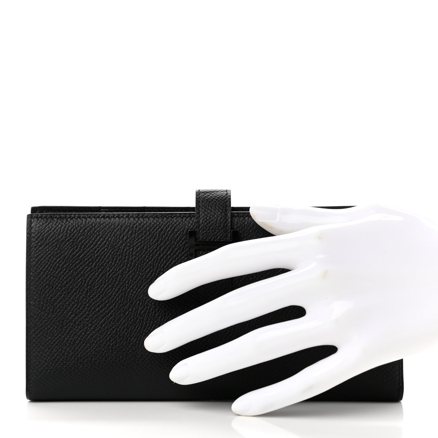Epsom Monochrome Bearn Gusset Wallet Black