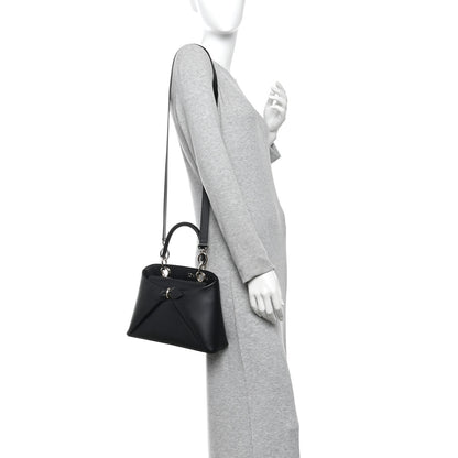 Christian Dior Shiny Smooth Calfskin Small Cigale Bag Black 2 of 9