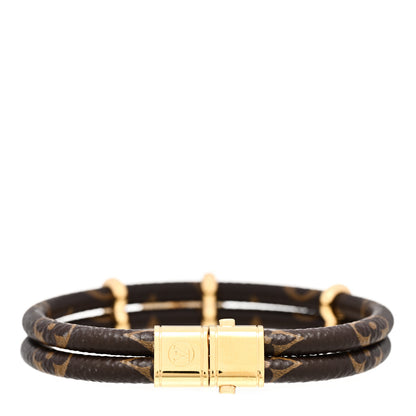 Louis Vuitton Monogram Keep It Twice Bracelet 19 3 of 5