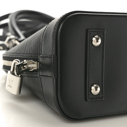 Louis Vuitton Epi Alma BB Black 8 of 9