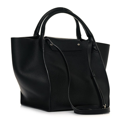 Celine Supple Grained Calfskin Small Long Strap Big Bag Black 3 of 10