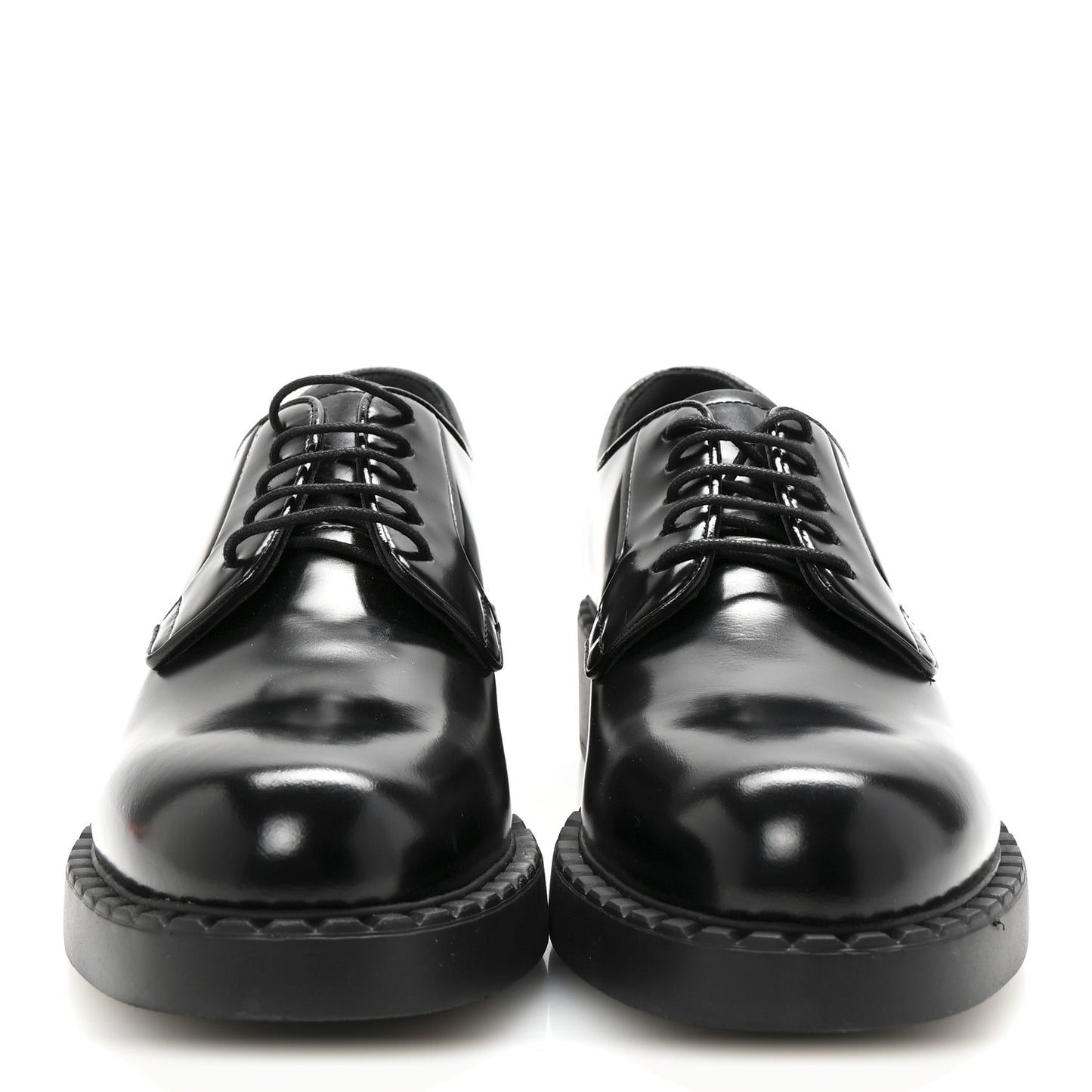 Spazzolato Lace Up 50mm Loafers 39 Black