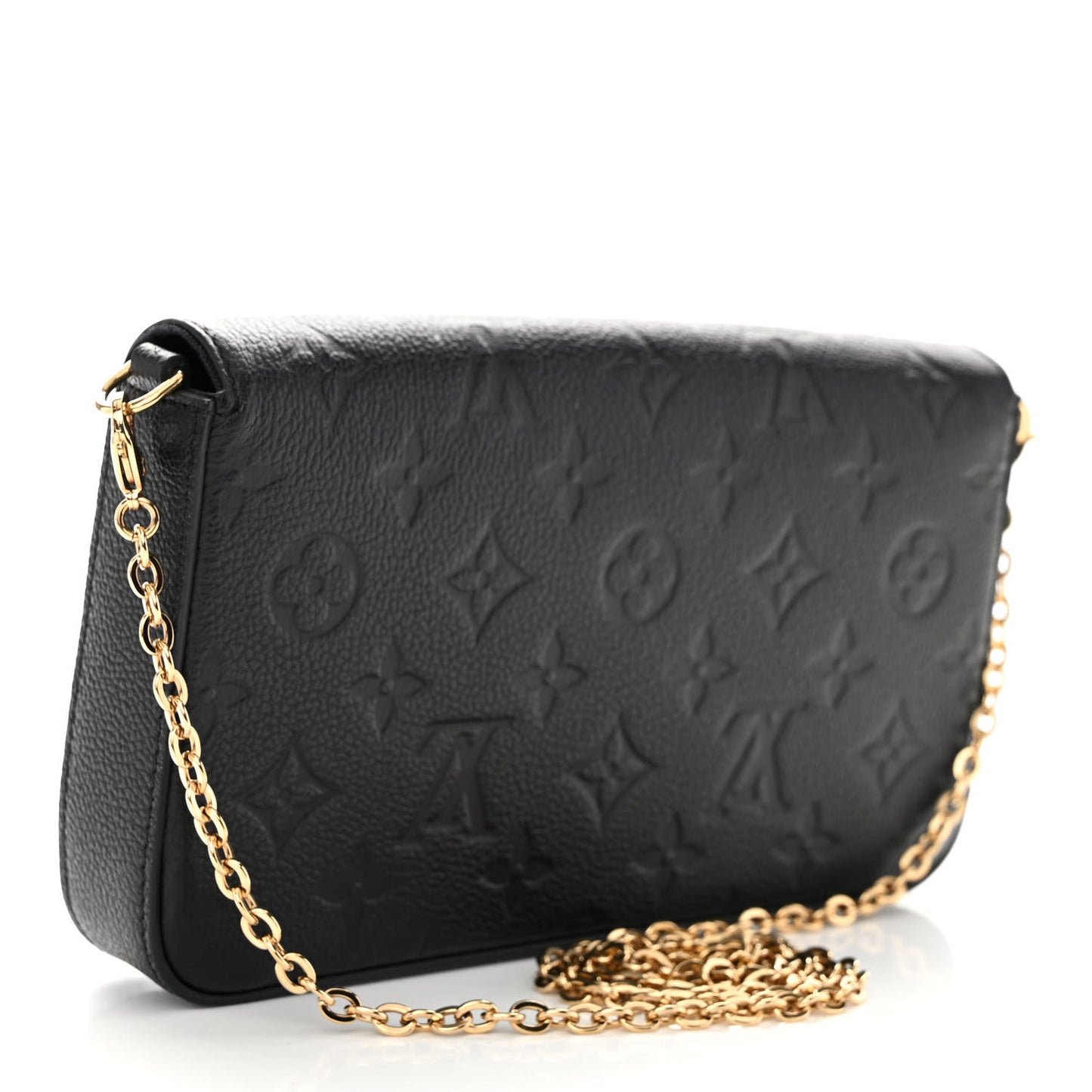 Empreinte Pochette Felicie Chain Wallet Black