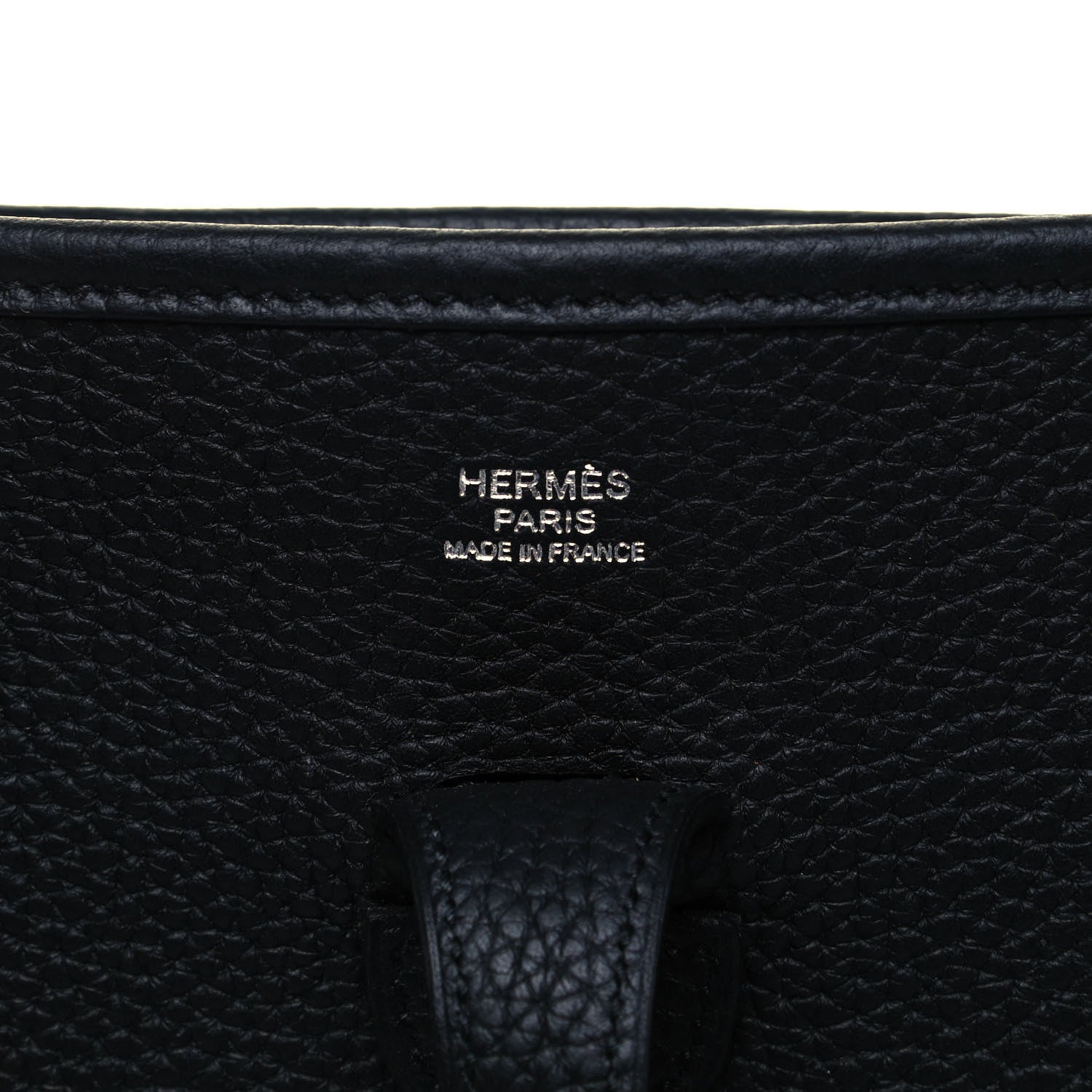 Hermes Taurillon Clemence Evelyne III PM Black 9 of 9