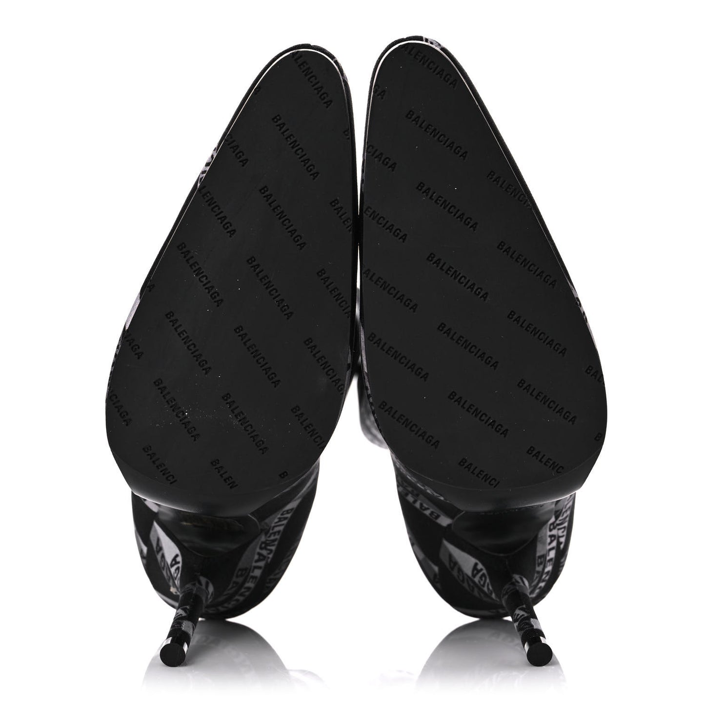 Spandex Losange Monogram 110mm Booties 37.5 Gris Black