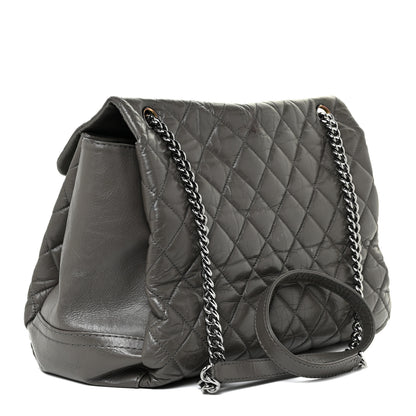 Chanel Aged Calfskin Medium Lady Pearly Flap Grey 2 of 24