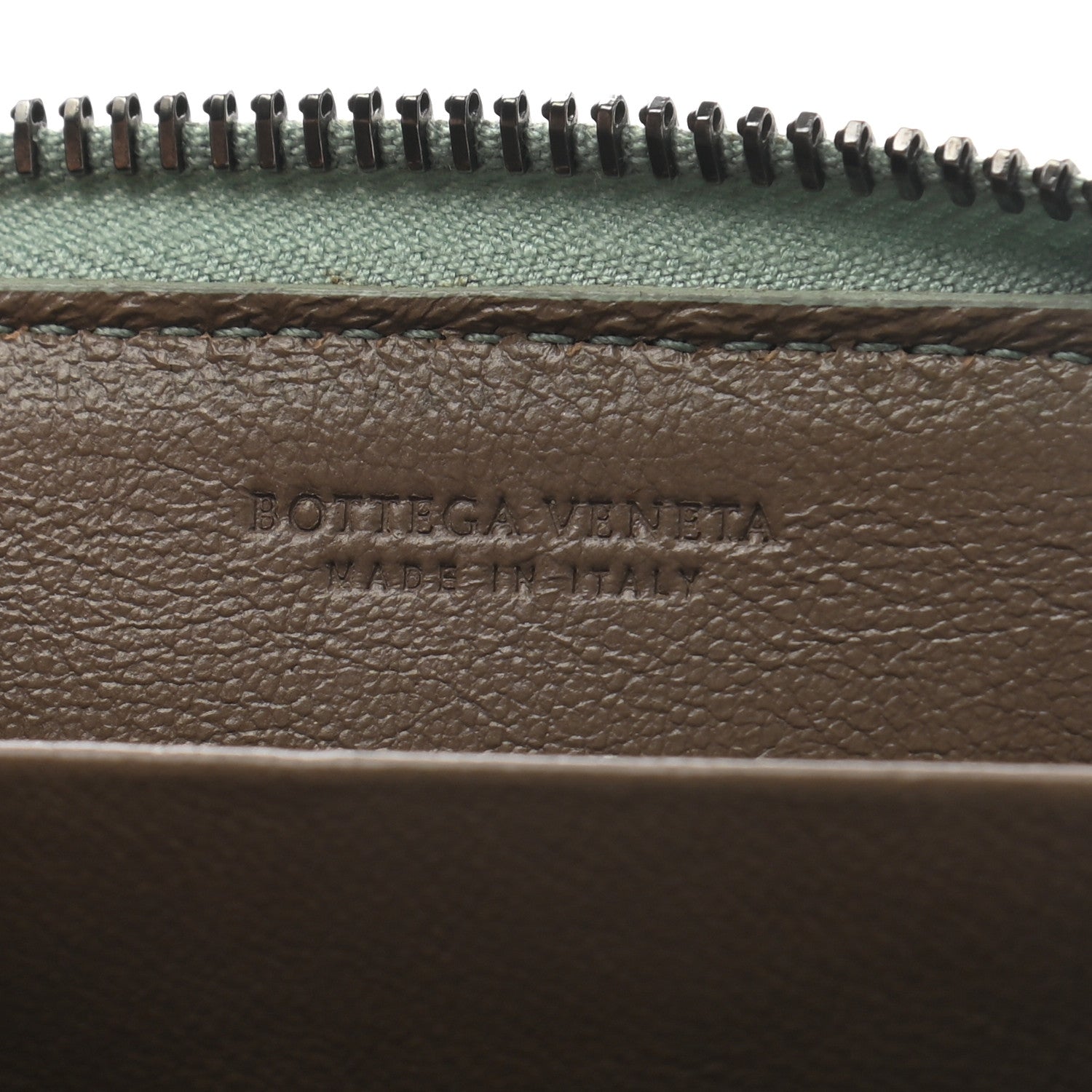Bottega Veneta Nappa Intrecciato Zip Around Coin Purse Light Green 6 of 8