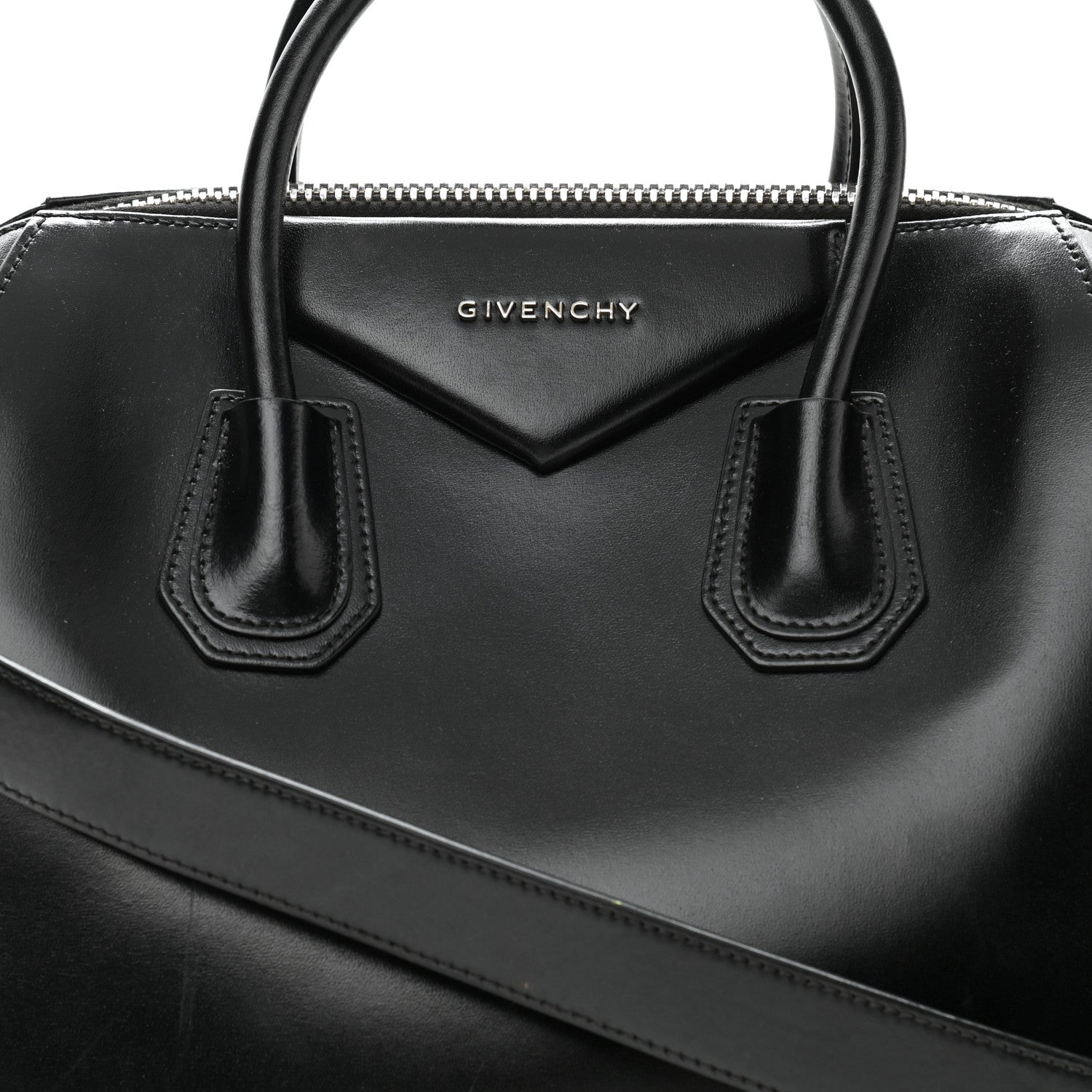 Givenchy Shiny Lord Calfskin Medium Antigona Black 8 of 14