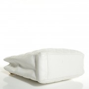 Chanel Caviar Quilted Petit Shopping Tote PST White 4 of 16