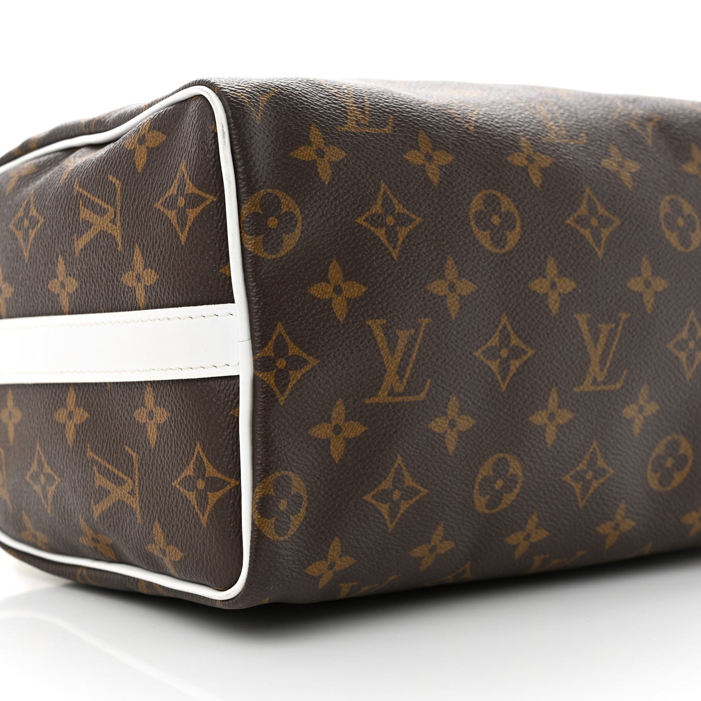 Monogram LV Match Speedy Bandouliere 25 White
