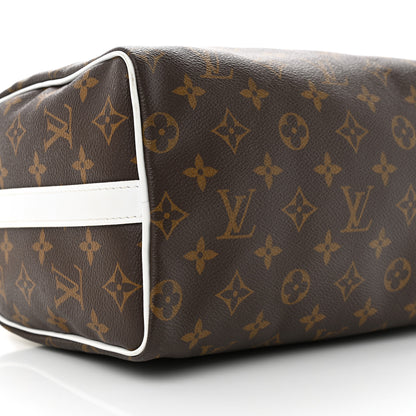 Louis Vuitton Monogram LV Match Speedy Bandouliere 25 White 7 of 11