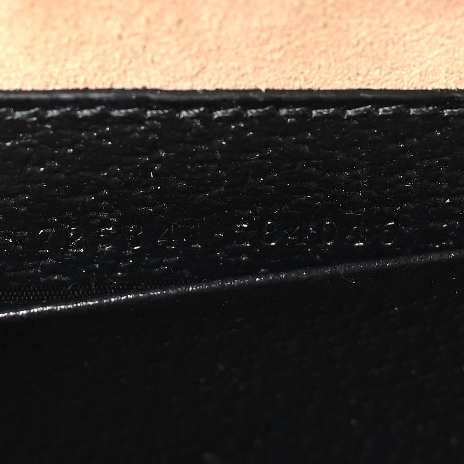 Gucci GG Supreme Monogram Textured Dollar Calfskin Mini New Basket Shoulder Bag Beige Ebony Black 6 of 8