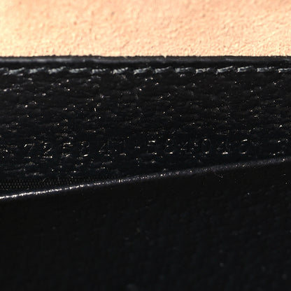 Gucci GG Supreme Monogram Textured Dollar Calfskin Mini New Basket Shoulder Bag Beige Ebony Black 6 of 8