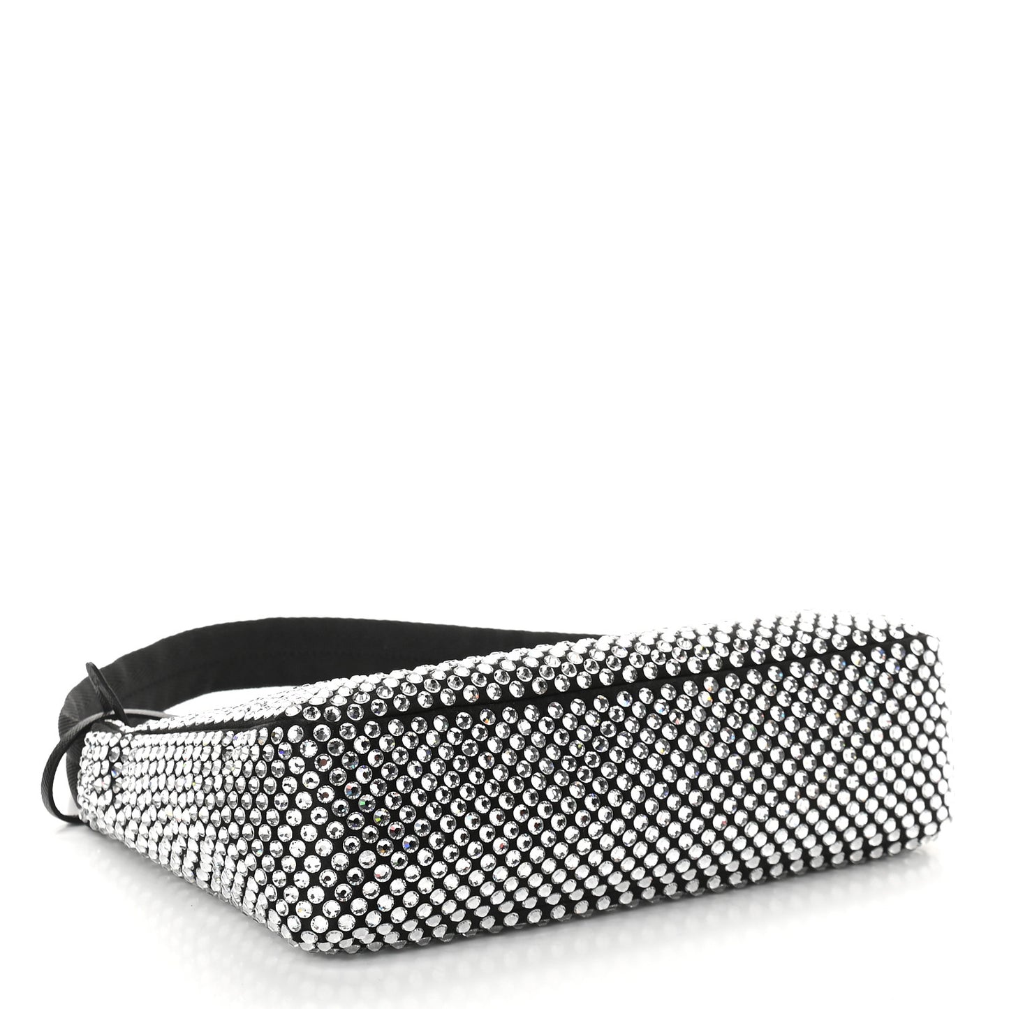 Satin Crystal Mini Re-Edition 2000 Bag Cristal