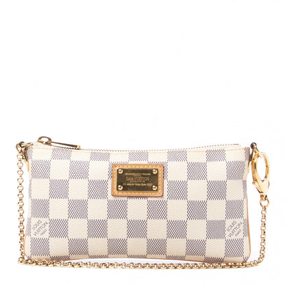 Louis Vuitton Damier Azur Pochette Milla MM 1 of 8