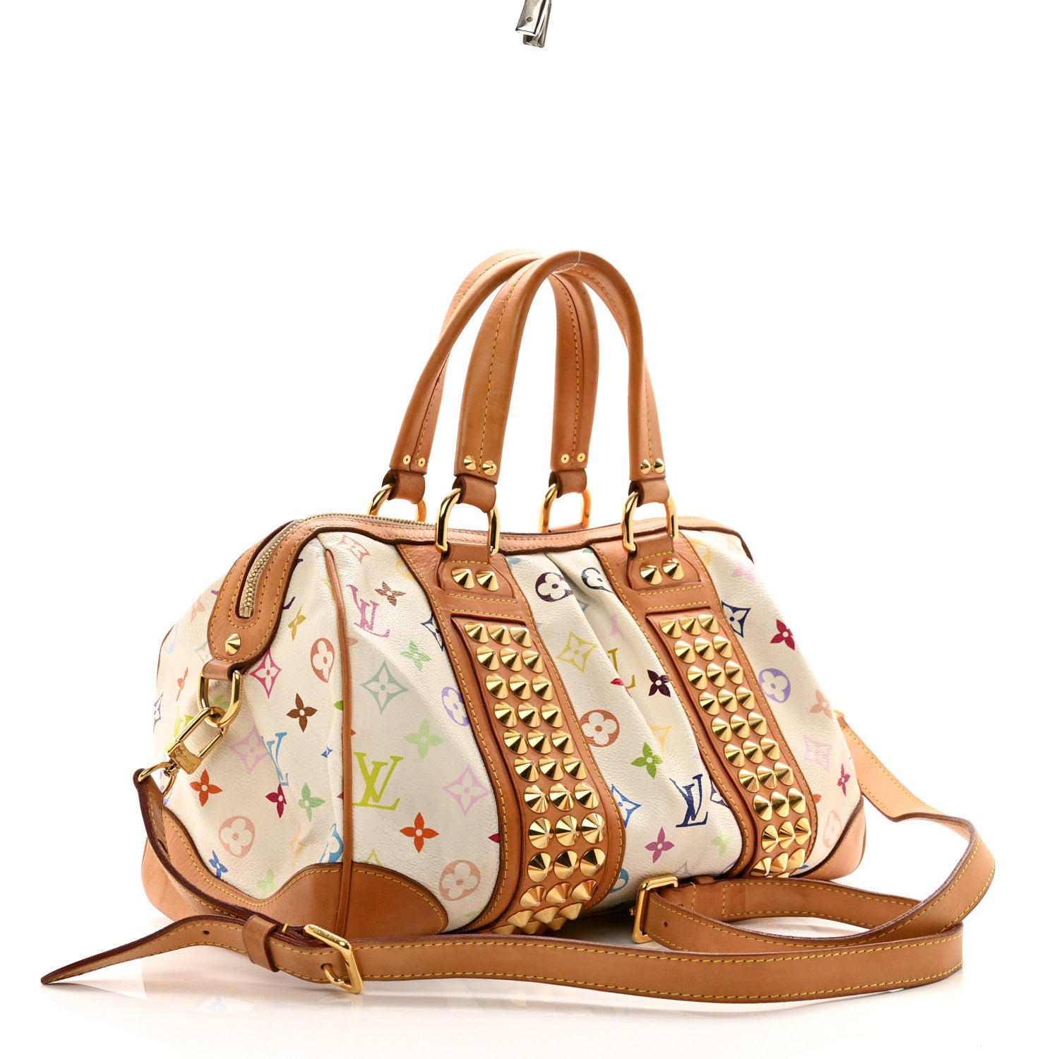 Louis Vuitton Monogram Multicolor Courtney MM White 3 of 11