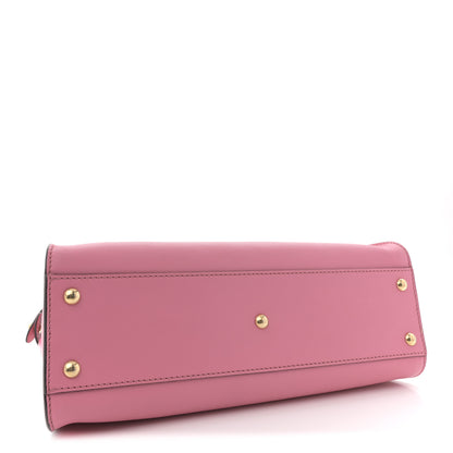 Fendi Vitello Seta Medium Peekaboo Iconic Satchel Pink 4 of 10