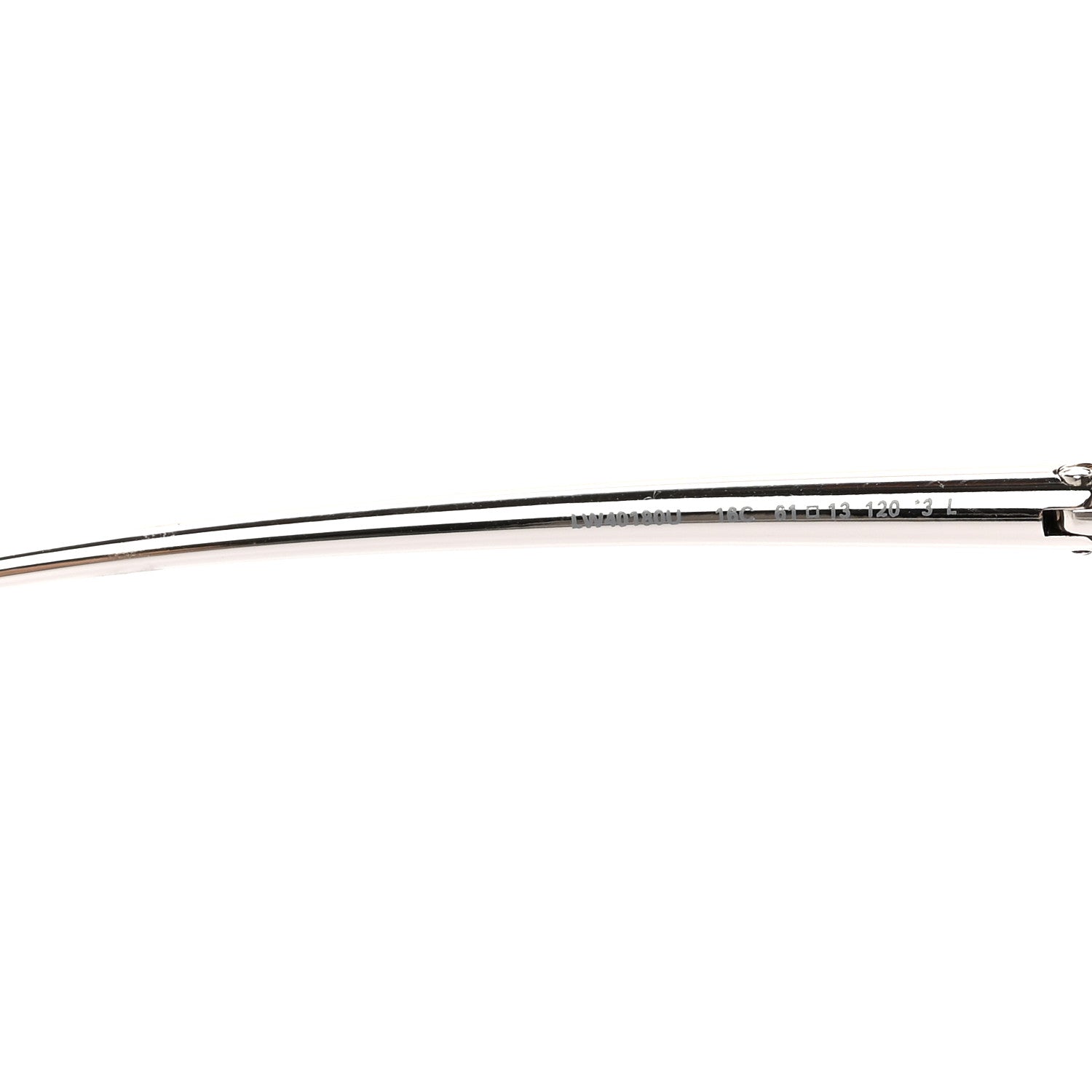 Loewe Metal Hillock Aviator Oversized Sunglasses LW40180U Silver 6 of 6
