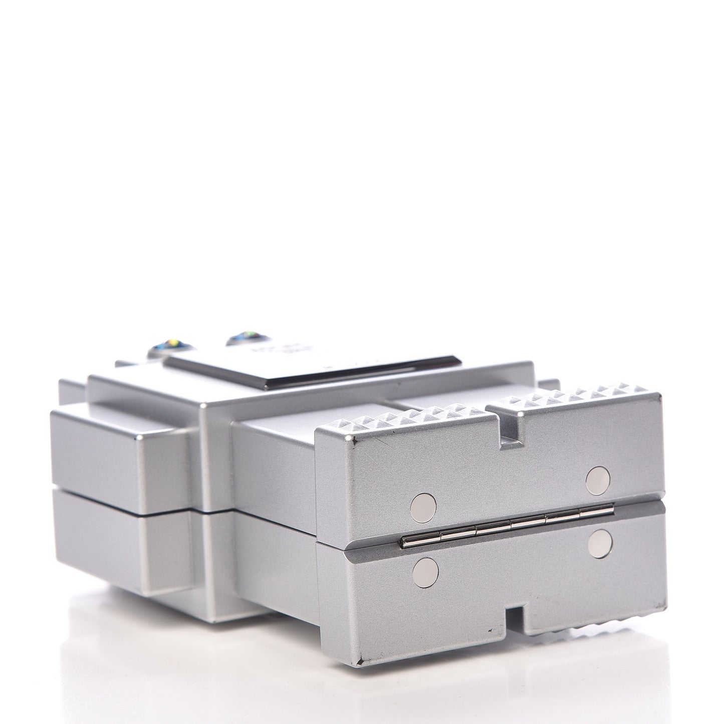 Perspex Roboter Series Clutch Bag Silver