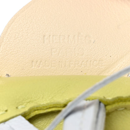 Hermes Milo Lambskin Grigri Rodeo Pegase Horse Bag Charm PM Jaune Bourgeon Bleu Brume Nata 4 of 5