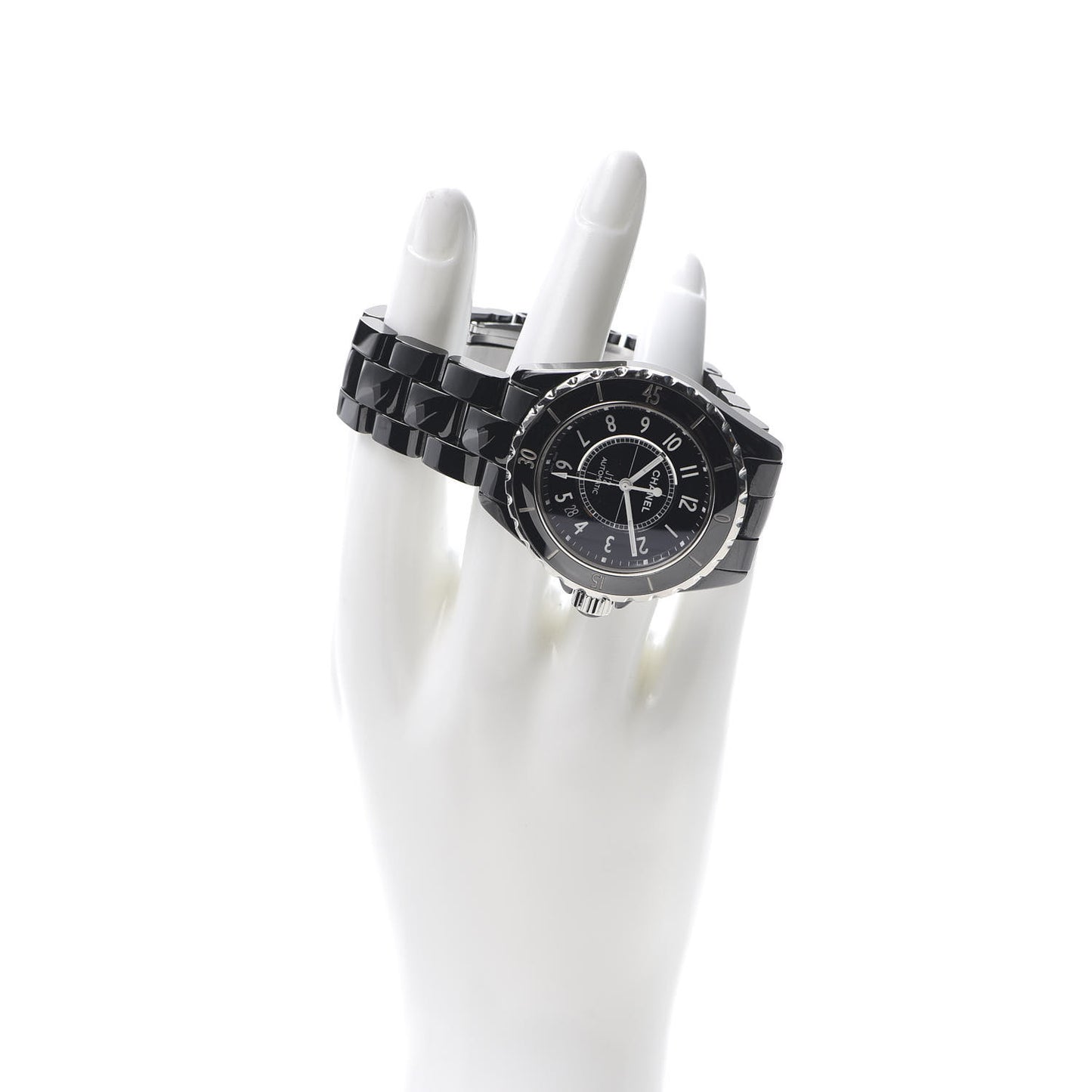 Stainless Steel Ceramic 41mm J12 Automatic Watch Black