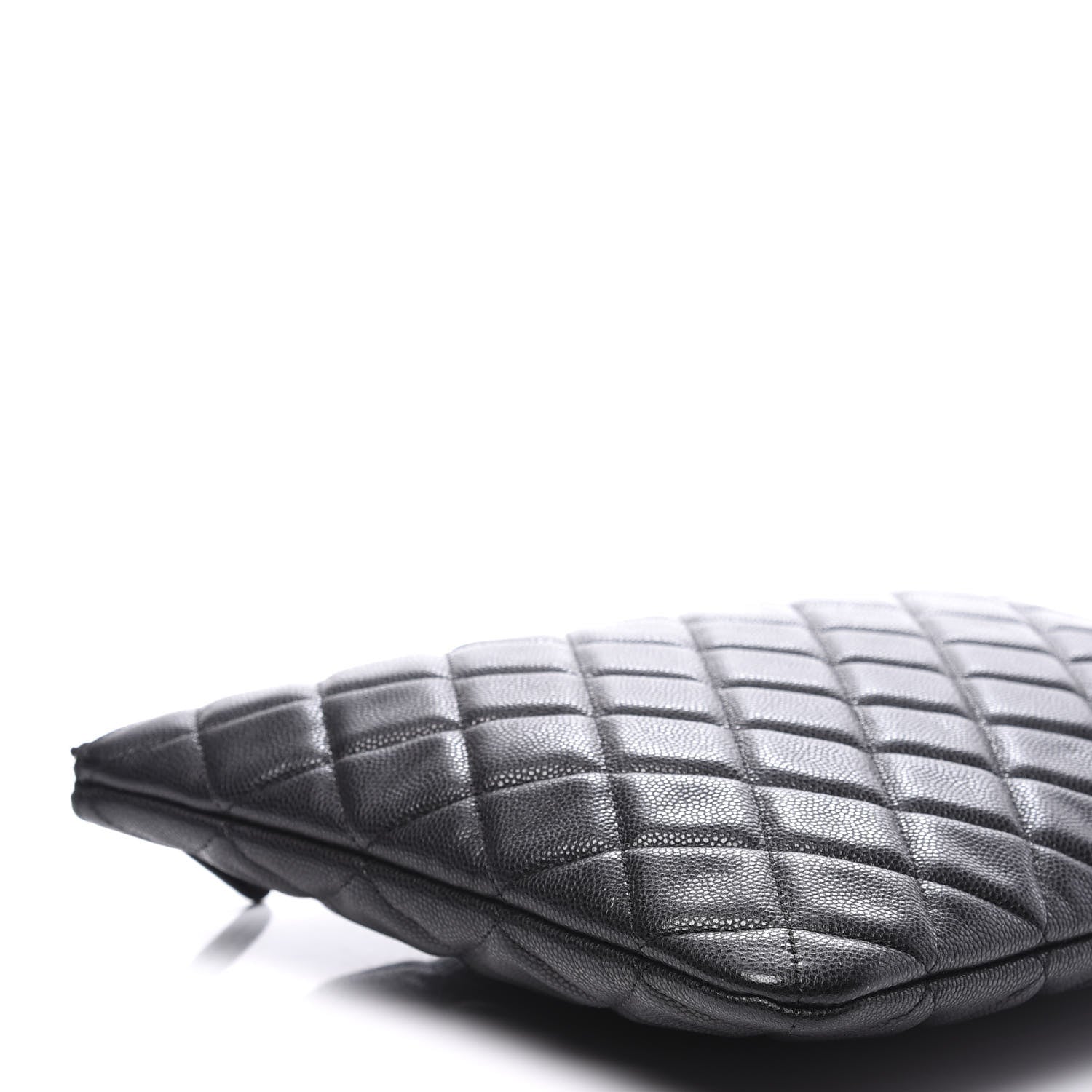 Chanel Caviar Quilted Medium Cosmetic Case Black 7 of 9