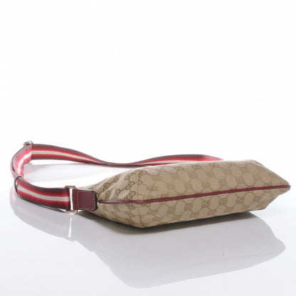 Gucci Monogram Web Small Flat Messenger Crossbody 4 of 7