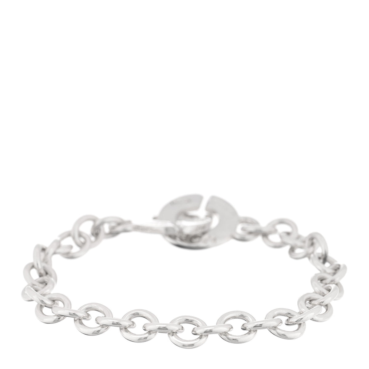 Tiffany Sterling Silver 1837 Circle Clasp Bracelet 2 of 4