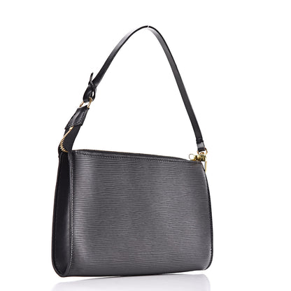 Louis Vuitton Epi Pochette Accessories 24 Black 3 of 10