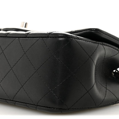 Chanel Lambskin Quilted Mini Rectangular Flap Black 9 of 10