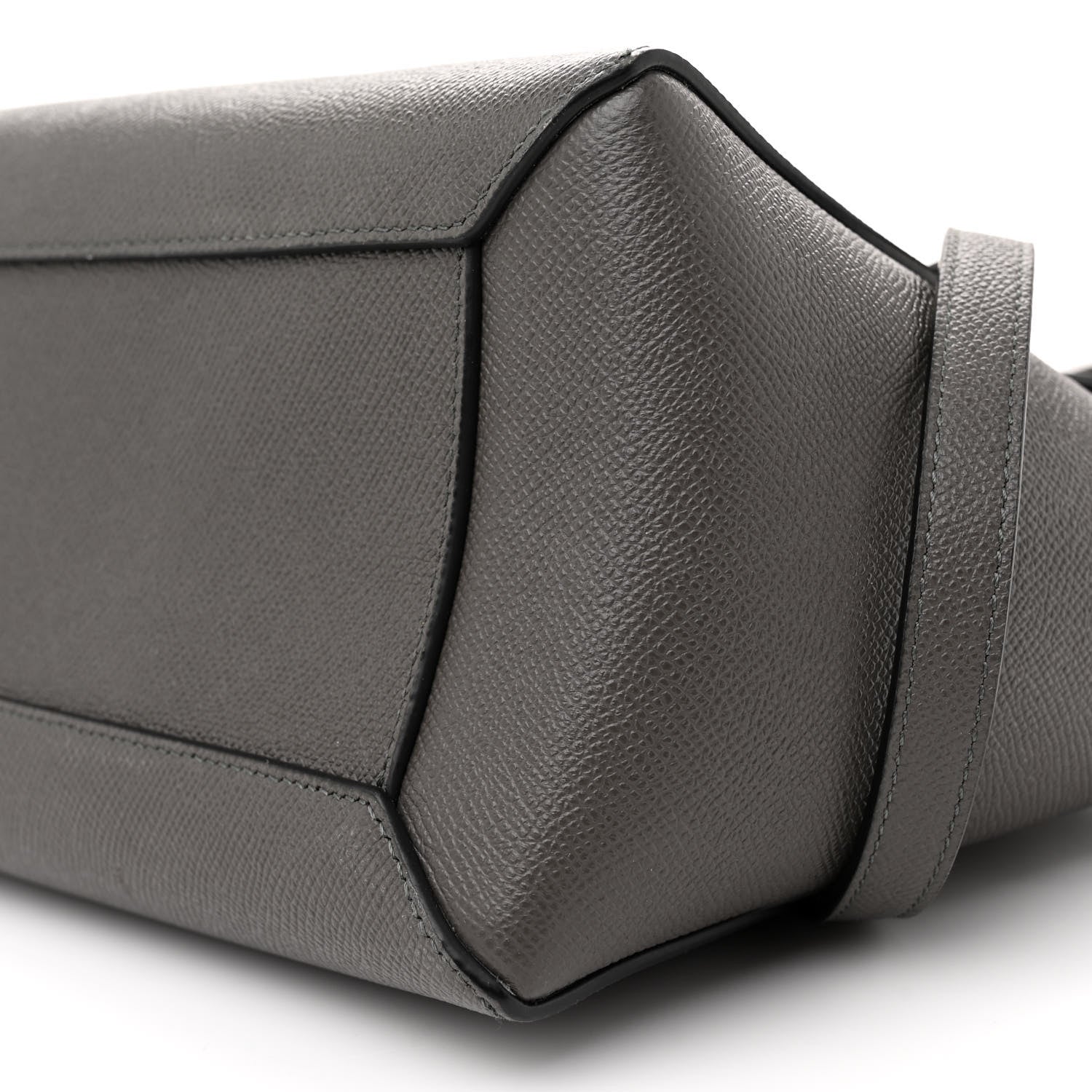 Celine Grained Calfskin Micro Belt Bag Grey 10 of 14