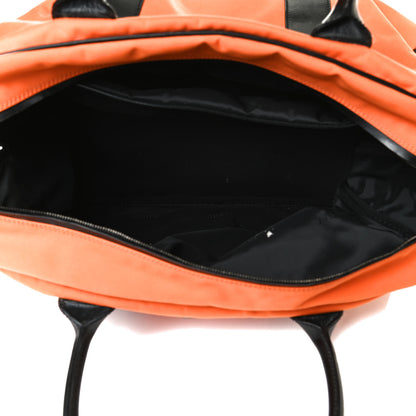 Gucci Nylon Calfskin Duffle Bag Orange 13 of 25