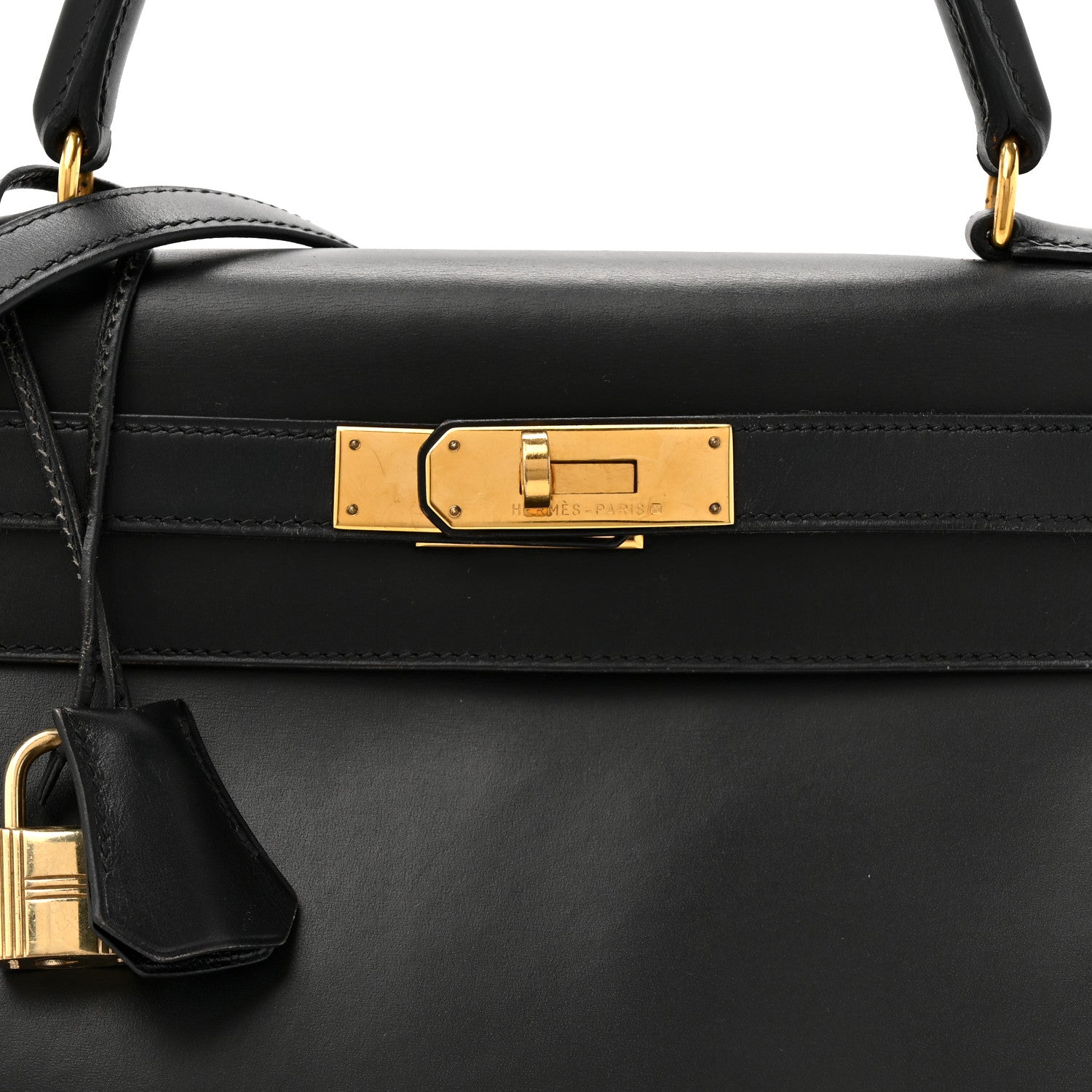 Hermes Box Kelly Retourne 28 Black 8 of 12
