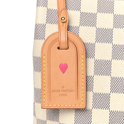 Louis Vuitton Damier Azur Graceful PM Rose Ballerine 10 of 13