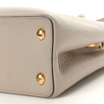 Louis Vuitton Taurillon Capucines PM Galet 9 of 11