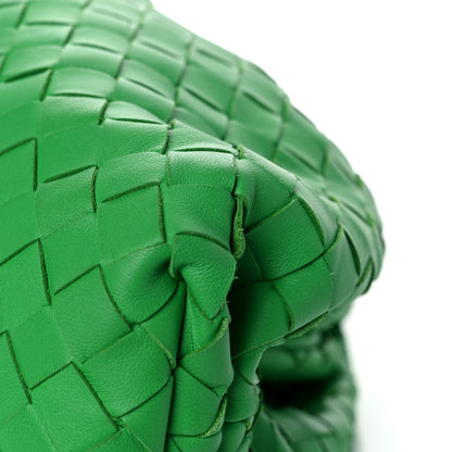 Bottega Veneta Nappa Maxi Intrecciato The Pouch Oversized Clutch Racing Green 10 of 11