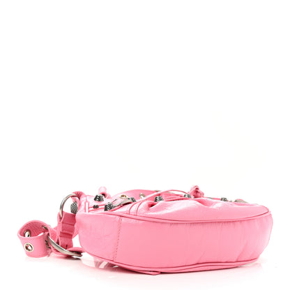 Balenciaga Agneau Arena Le Cagole Shoulder Bag XS Sweet Pink 4 of 10