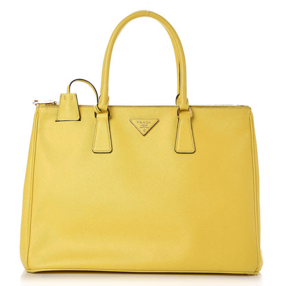 Prada Saffiano Large Galleria Double Zip Tote Girasole 1 of 18