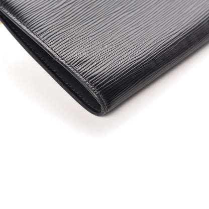 Louis Vuitton Epi Pochette Accessories 21 Black 9 of 11