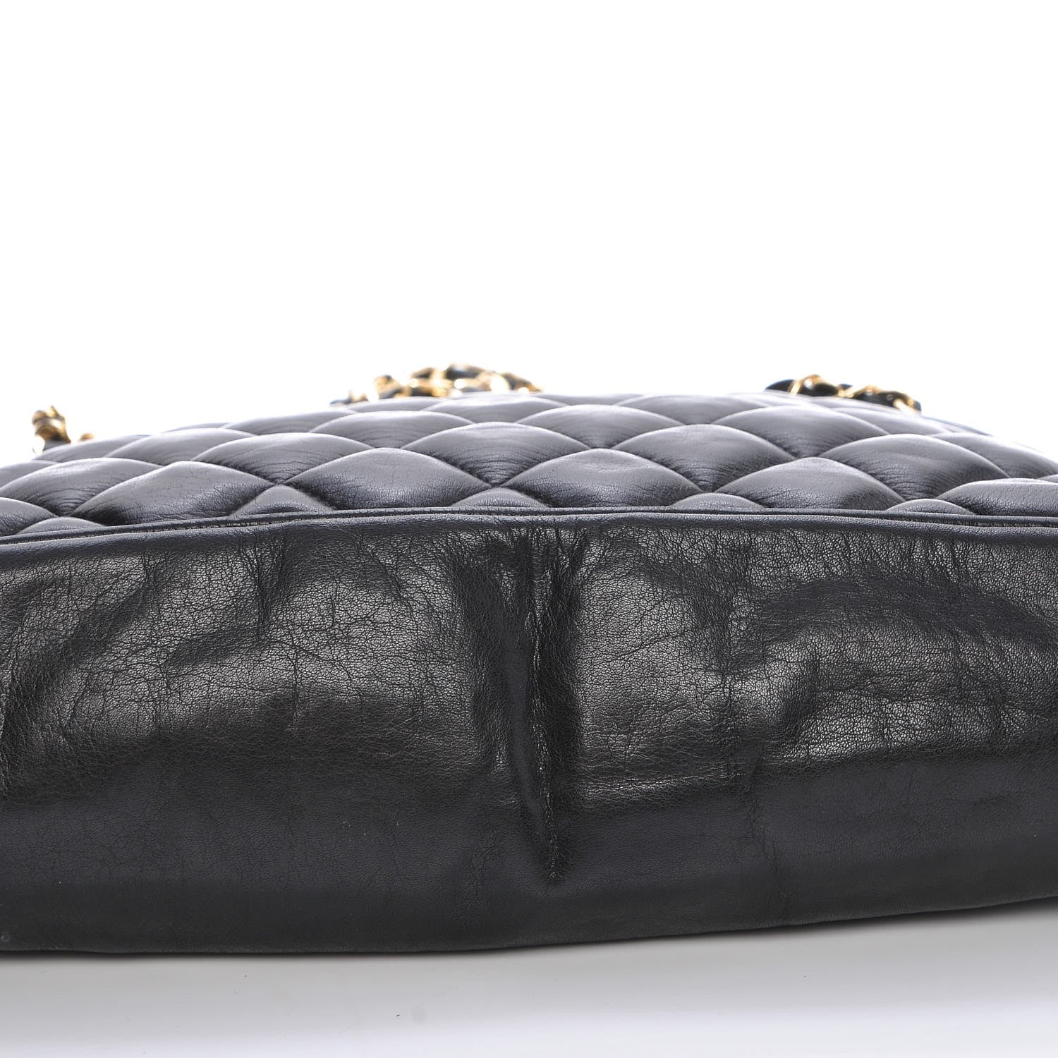 Chanel Lambskin Quilted Shoulder Bag Black 9 of 9