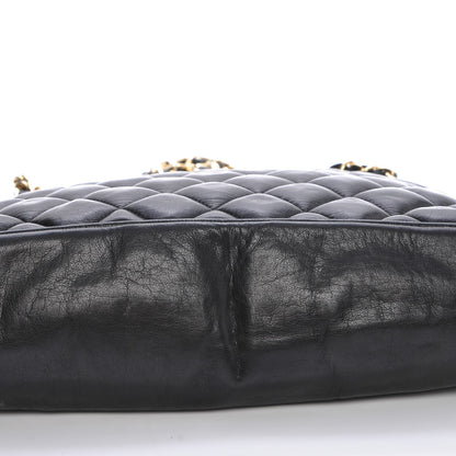 Chanel Lambskin Quilted Shoulder Bag Black 9 of 9