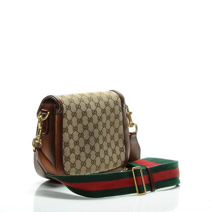 Gucci Monogram Medium Lady Web Shoulder Bag Beige Cuir 3 of 9