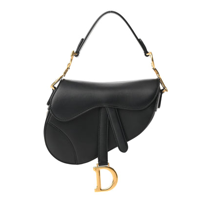 Christian Dior Calfskin Mini Saddle Bag Black 1 of 9